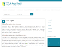 Tablet Screenshot of library.tedankara.k12.tr
